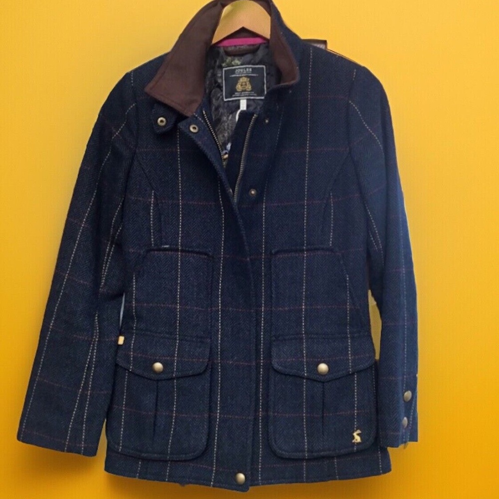 Joules Field Coat Blue Navy sz US14 UK18